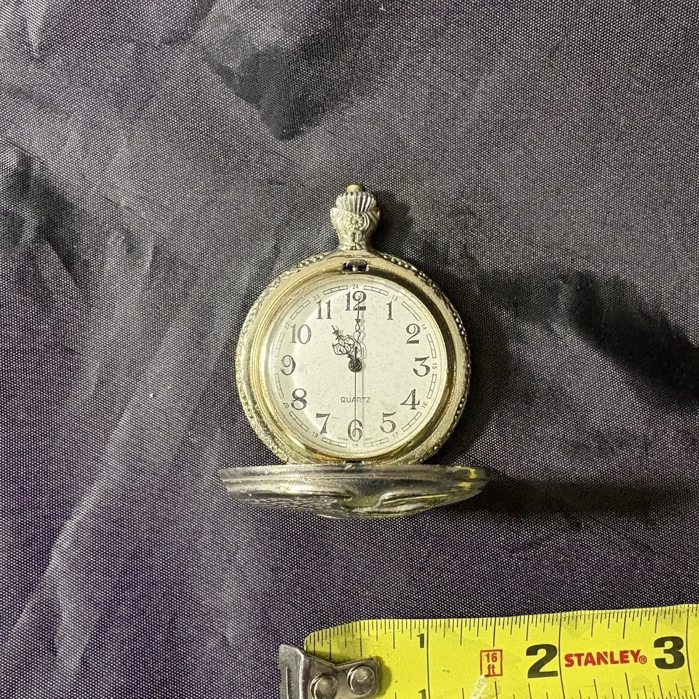 Lot Of 3 Vintage Quartz Pocket Watches, Dad, Eagle, Truck